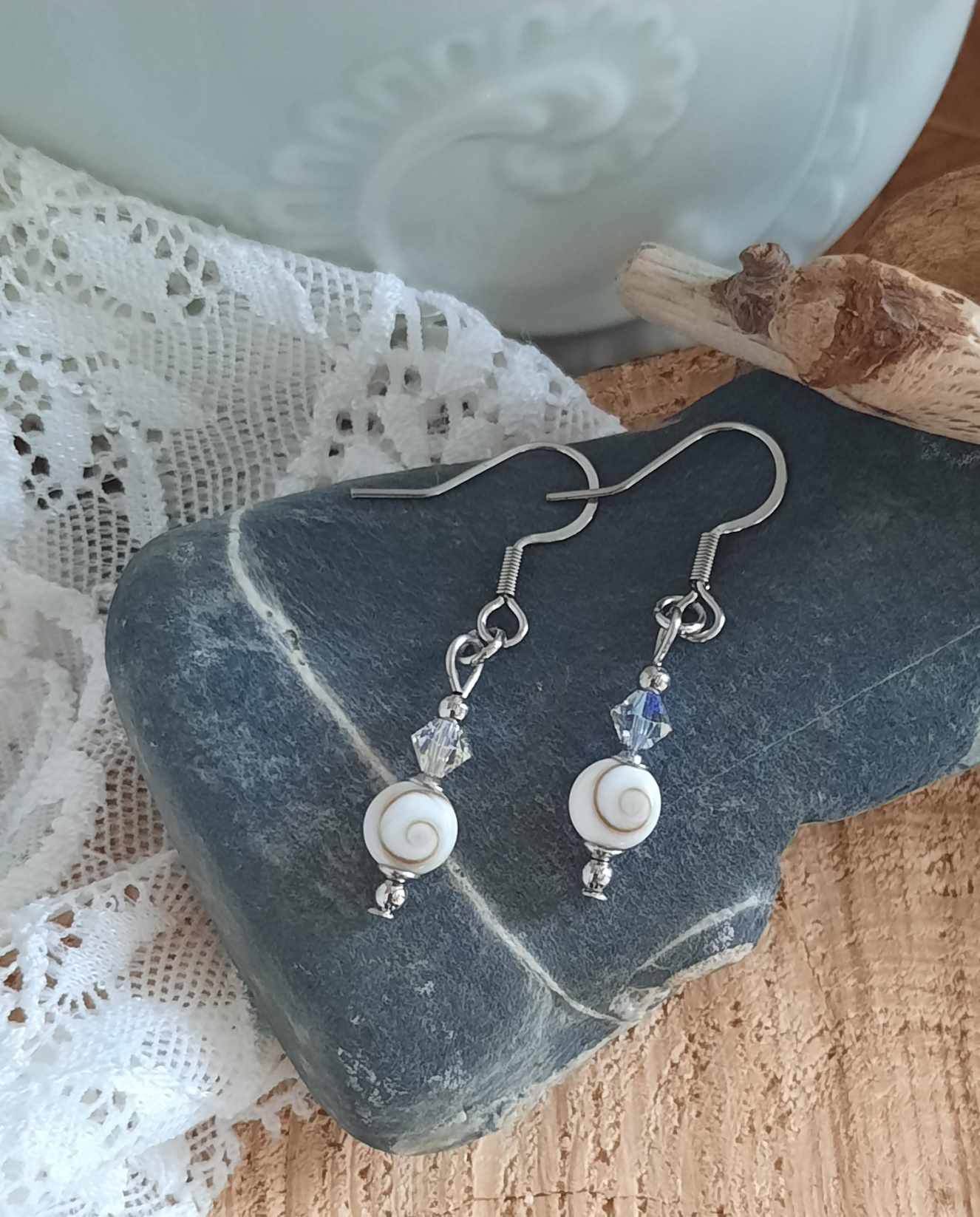 Boucles d'oreilles Oeil de Sainte Lucie