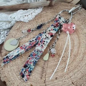 Bijou de sac acier inoxydable liberty chat
