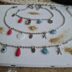 Bracelets de cheville bohèmes – Bijoux d’été colorés et féminins